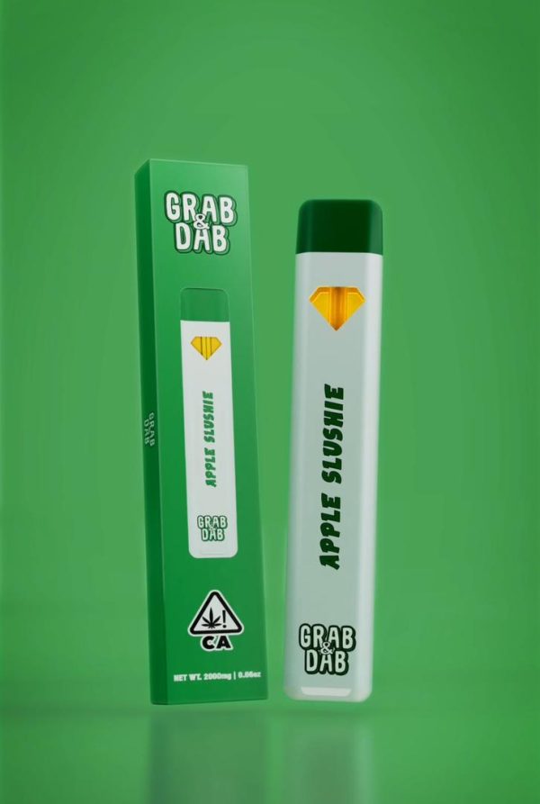 Grab and dab apple slushie